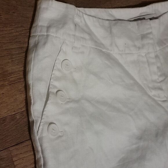 Loft linen fitted crop pant - Picture 2 of 5